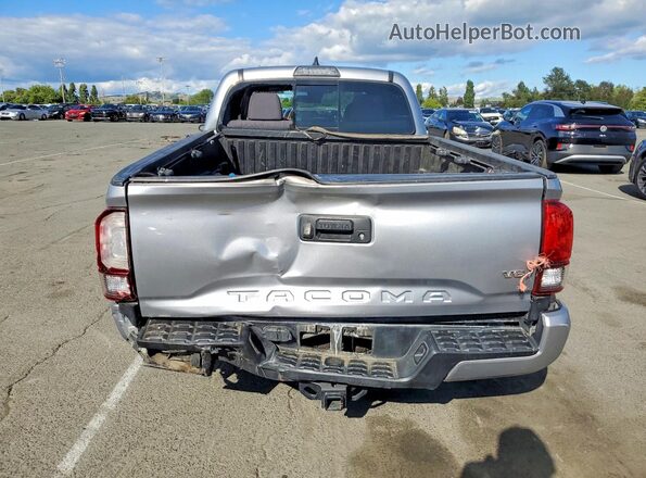 3TMBZ5DN2KM023071 2019 TOYOTA TACOMA Silver უკანა ხედი