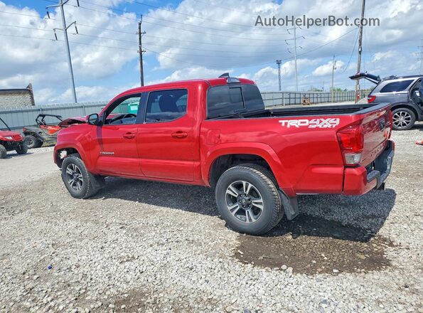 3TMCZ5AN0HM107763 2017 TOYOTA TACOMA Red Tył lewy