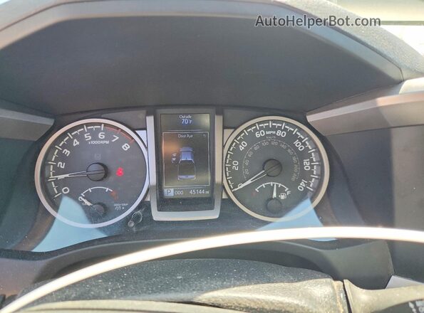 3TMCZ5AN0JM175809 2018 TOYOTA TACOMA Tan Vista del cuadro de instrumentos