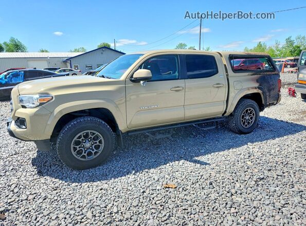 3TMCZ5AN0JM175809 2018 TOYOTA TACOMA Tan Vista tres cuartos delantera izquierda