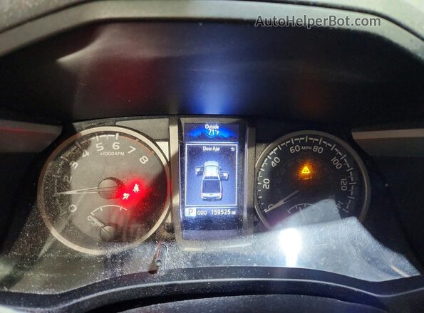 3TMCZ5AN0KM218918 2019 TOYOTA TACOMA Gray ხელსაწყოთა პანელის ხედი