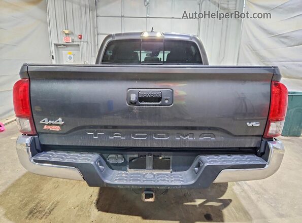 3TMCZ5AN0KM218918 2019 TOYOTA TACOMA Gray უკანა ხედი