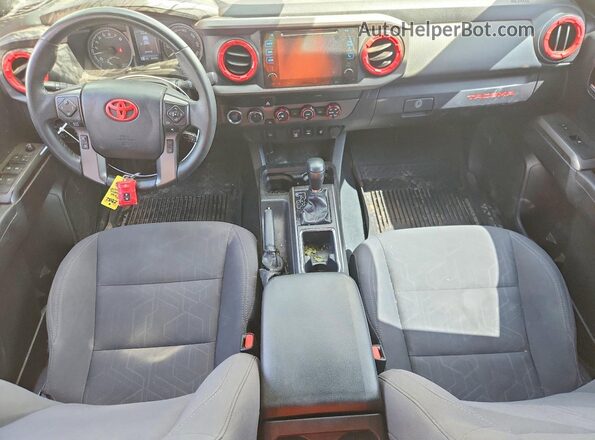 3TMCZ5AN0KM227425 2019 TOYOTA TACOMA White Widok deski rozdzielczej