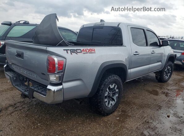 3TMCZ5AN0MM406647 2021 TOYOTA TACOMA Silver Tył prawy