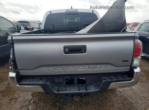 3TMCZ5AN0MM406647 2021 TOYOTA TACOMA Silver Widok z tyłu