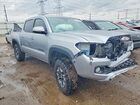 2021 Toyota Tacoma Trd Off-road Silver vin: 3TMCZ5AN0MM406647