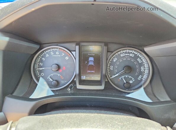 3TMCZ5AN2JM172507 2018 TOYOTA TACOMA Gray Widok zestawu wskaźników