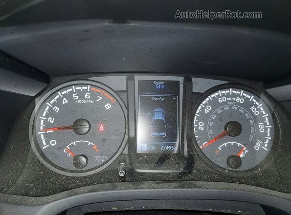 3TMCZ5AN2PM614405 2023 TOYOTA TACOMA Серый Вид щитка приборов