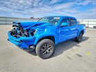 2020 Toyota Tacoma Sr5 V6 Blue vin: 3TMCZ5AN5LM306414