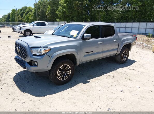 3TMCZ5AN5LM316909 2020 TOYOTA TACOMA Light Blue Передняя левая четверть