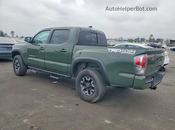 3TMCZ5AN6MM453021 2021 TOYOTA TACOMA Green Հետևի ձախ