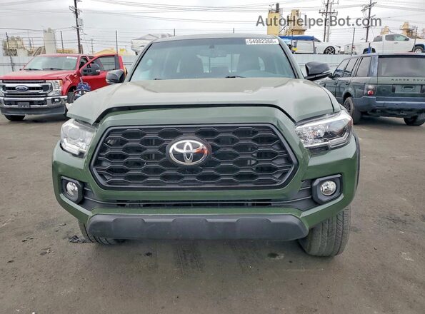 3TMCZ5AN6MM453021 2021 TOYOTA TACOMA Green Դիմացի տեսք