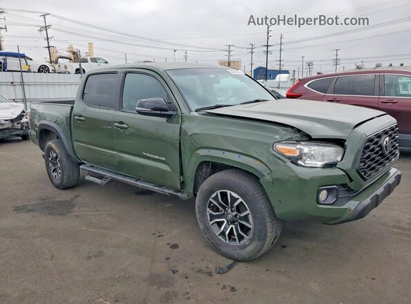 3TMCZ5AN6MM453021 2021 TOYOTA TACOMA Green Առջևի աջ