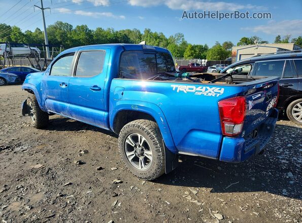 3TMCZ5AN8HM087035 2017 TOYOTA TACOMA Blue Trasero izquierdo