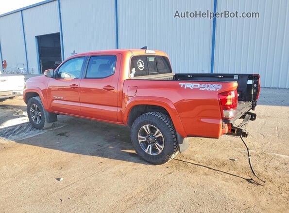 3TMCZ5AN9HM058367 2017 TOYOTA TACOMA Orange Trasero izquierdo