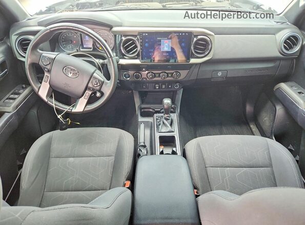 3TMCZ5ANXKM201866 2019 TOYOTA TACOMA White Vista del salpicadero