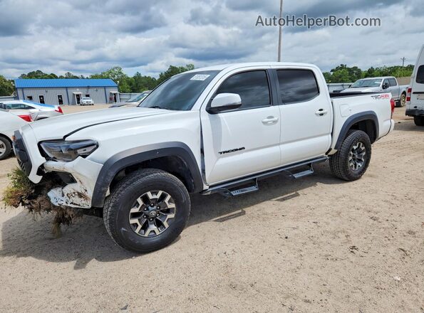 3TMCZ5ANXKM201866 2019 TOYOTA TACOMA White Vista tres cuartos delantera izquierda