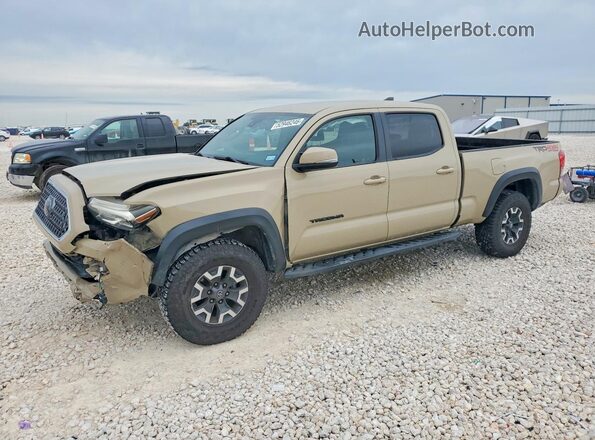 3TMDZ5BN8JM050978 2018 TOYOTA TACOMA Желто-коричневый Передняя левая четверть