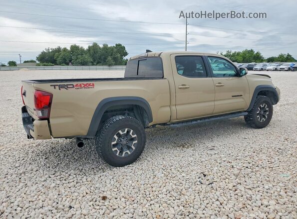 3TMDZ5BN8JM050978 2018 TOYOTA TACOMA Желто-коричневый Задняя правая четверть