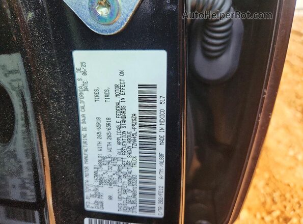 3TMLB5JN0SM153203 2025 TOYOTA TACOMA Черный Вид подкапотного пространства