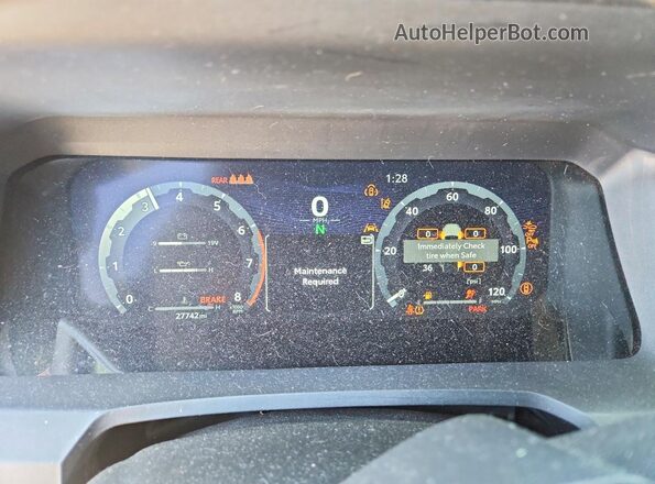 3TMLB5JN2RM080409 2024 TOYOTA TACOMA Brown ხელსაწყოთა პანელის ხედი