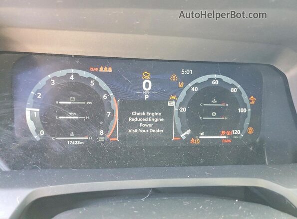 3TMLB5JN4RM073574 2024 TOYOTA TACOMA Blue ხელსაწყოთა პანელის ხედი