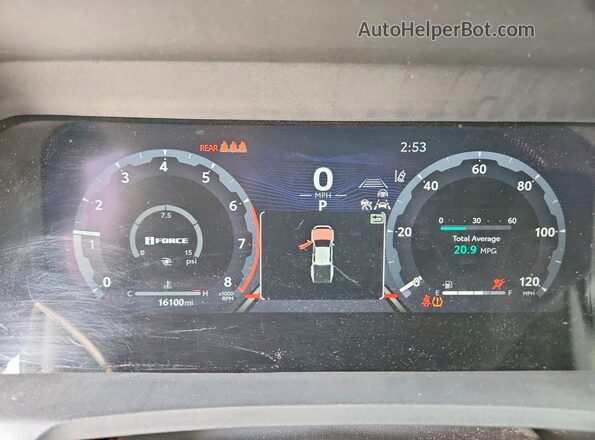 3TMLB5JN5RM040521 2024 TOYOTA TACOMA Белый Вид щитка приборов