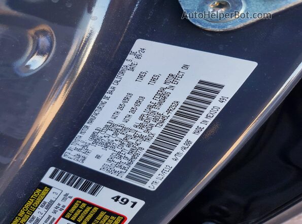3TMLB5JN6RM058770 2024 TOYOTA TACOMA Угольный Вид наклейки с VIN-кодом
