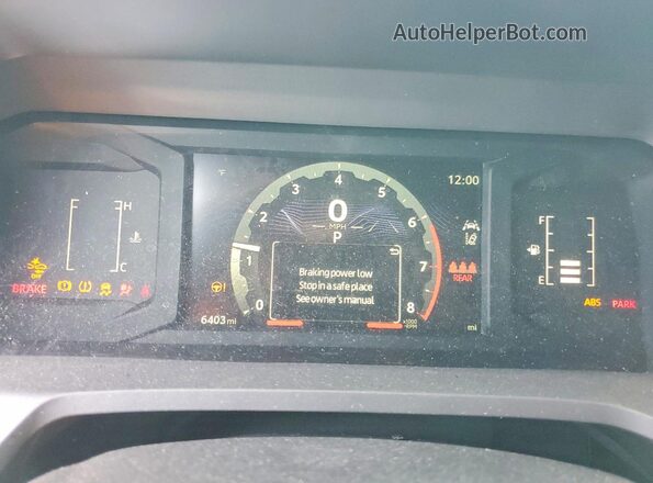 3TMLB5JN6TM213762 2026 TOYOTA TACOMA Белый Вид щитка приборов