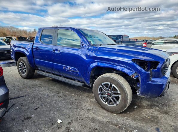 3TMLB5JN8RM037337 2024 TOYOTA TACOMA Синий Передняя правая четверть