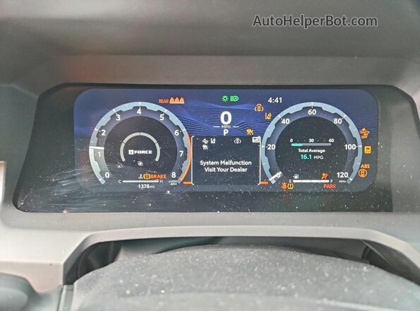 3TMLB5JN9TM219927 2026 TOYOTA TACOMA Коричневый Вид щитка приборов