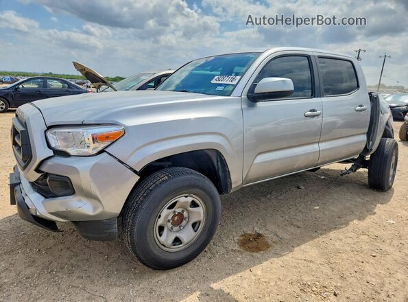 3TYAX5GN2NT061499 2022 TOYOTA TACOMA Silver წინა მარცხენა ხედი სამი მეოთხედიდან