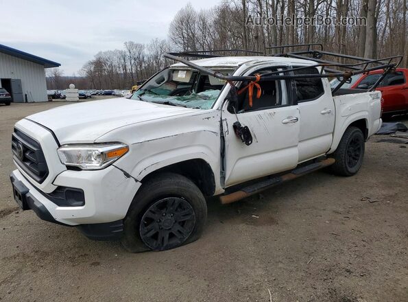 3TYAX5GN6MT013356 2021 TOYOTA TACOMA White წინა მარცხენა ხედი სამი მეოთხედიდან