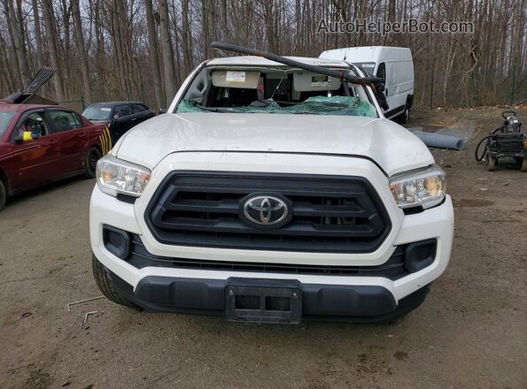 3TYAX5GN6MT013356 2021 TOYOTA TACOMA White წინა ხედი