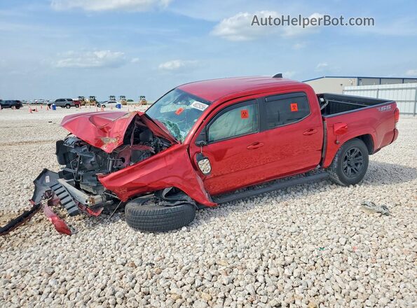 3TYAX5GN7MT033325 2021 TOYOTA TACOMA Red Przód lewy