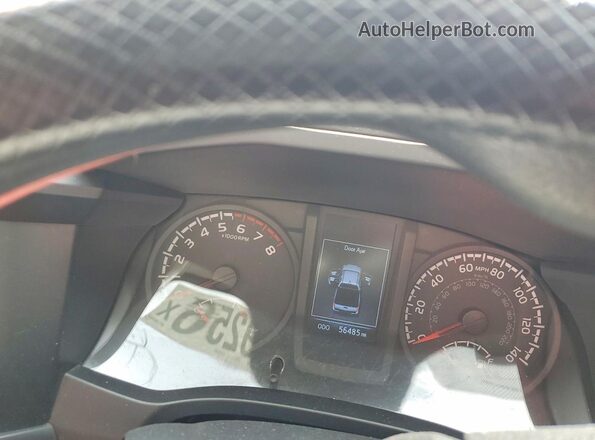 3TYAX5GN7MT033325 2021 TOYOTA TACOMA Red Widok zestawu wskaźników