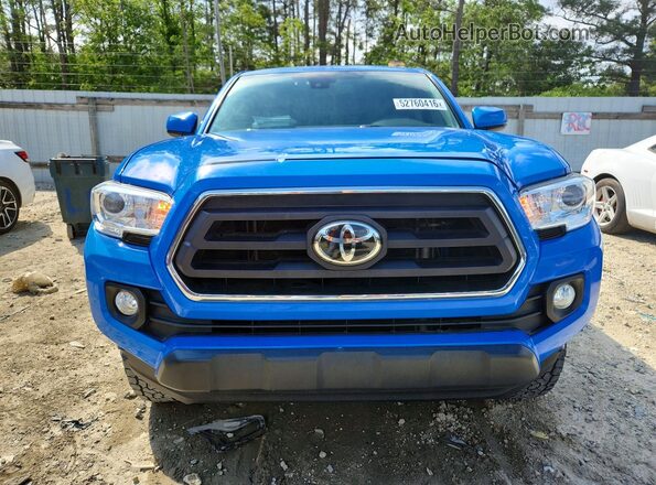3TYCZ5AN3MT021636 2021 TOYOTA TACOMA Синий Вид спереди