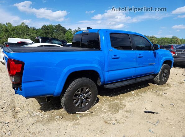 3TYCZ5AN3MT021636 2021 TOYOTA TACOMA Синий Задняя правая четверть