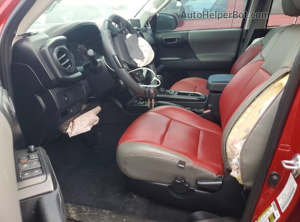 3TYCZ5AN4PT163224 2023 TOYOTA TACOMA Red წინა სალონის ხედი