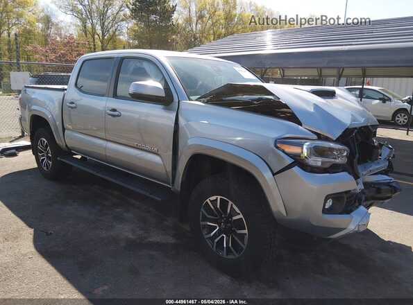 3TYCZ5AN5PT167928 2023 TOYOTA TACOMA Серебряный Передняя правая четверть