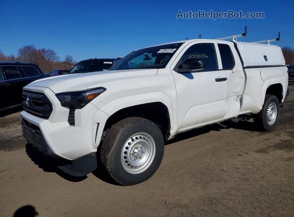 3TYJDAHN0RT001985 2024 TOYOTA TACOMA White წინა მარცხენა ხედი სამი მეოთხედიდან