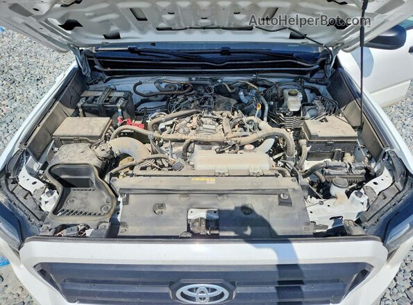 3TYJDAKN5RT004874 2024 TOYOTA TACOMA White უკანა სალონის ხედი