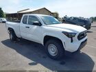 2024 Toyota Tacoma Sr White vin: 3TYJDAKN9RT006109