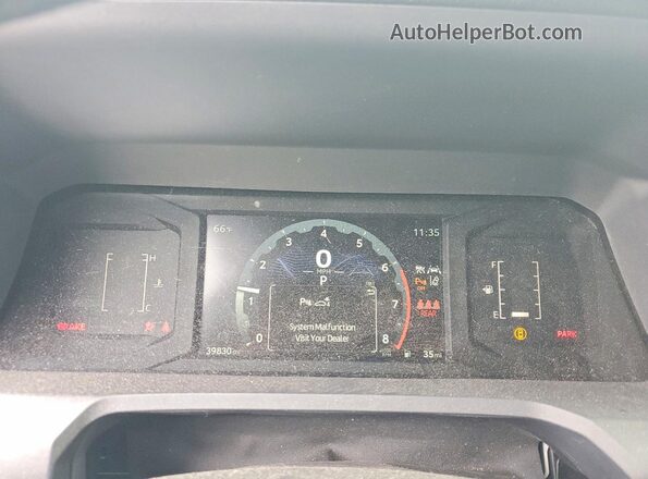 3TYKB5FN0RT004339 2024 TOYOTA TACOMA Gray Вид щитка приладів