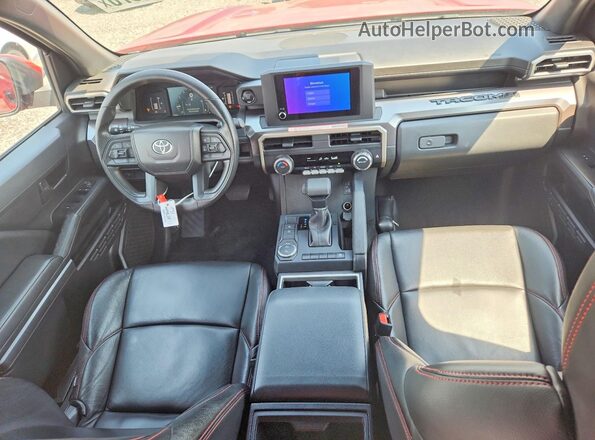 3TYKB5FN2ST016000 2025 TOYOTA TACOMA Red Вид панелі приладів