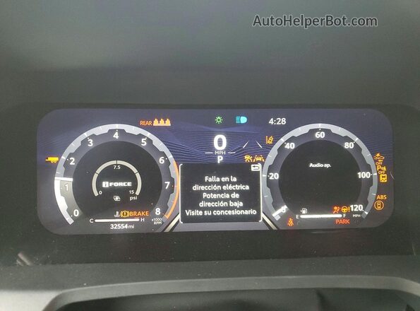 3TYLB5JN1RT023638 2024 TOYOTA TACOMA White Vista del cuadro de instrumentos