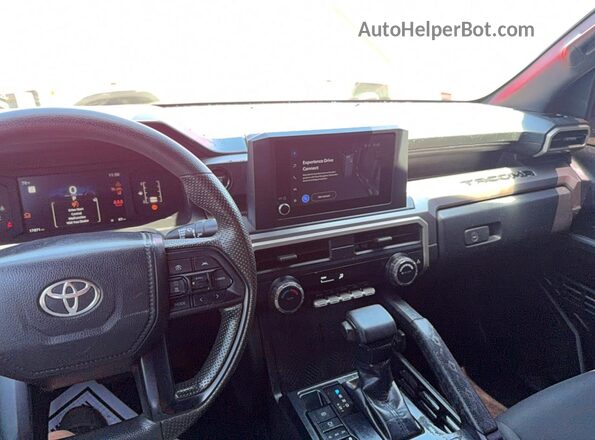 3TYLB5JN4RT002198 2024 TOYOTA TACOMA Red Вид щитка приладів