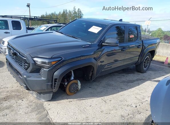 3TYLC5LN0RT009529 2024 TOYOTA TACOMA HYBRID Gray Առջևի ձախ երեք քառորդ տեսարան