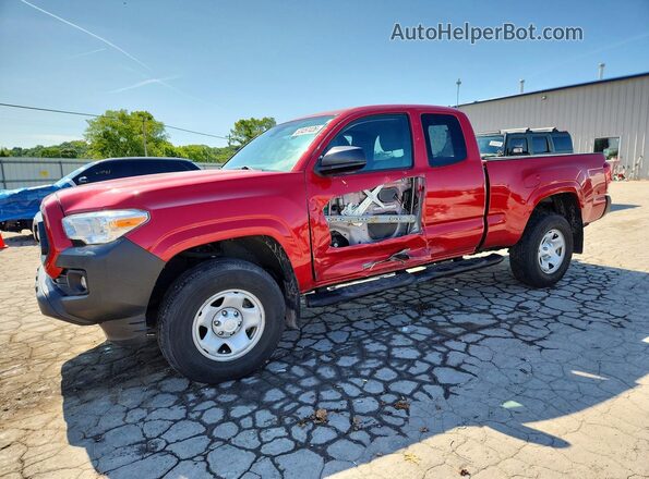 3TYRX5GN0LT003407 2020 TOYOTA TACOMA Красный Передняя левая четверть