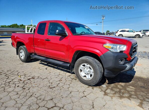 3TYRX5GN0LT003407 2020 TOYOTA TACOMA Красный Передняя правая четверть